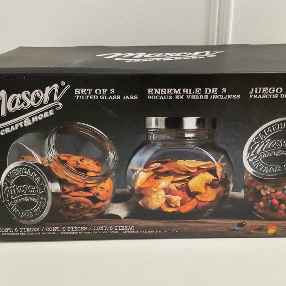 Mason jar (set of 3)